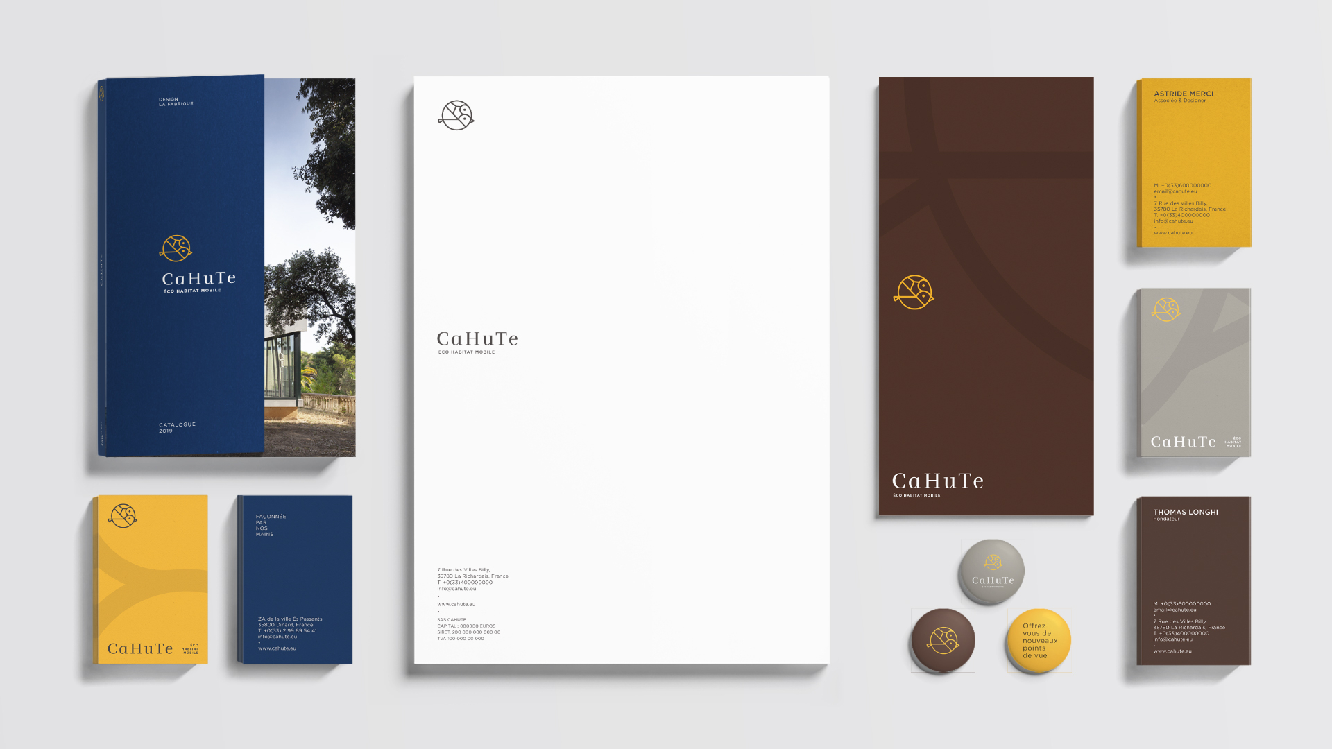 branding cahute Tiny House S & saguez